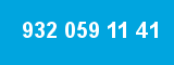 932 059 11 41 932 059 11 41